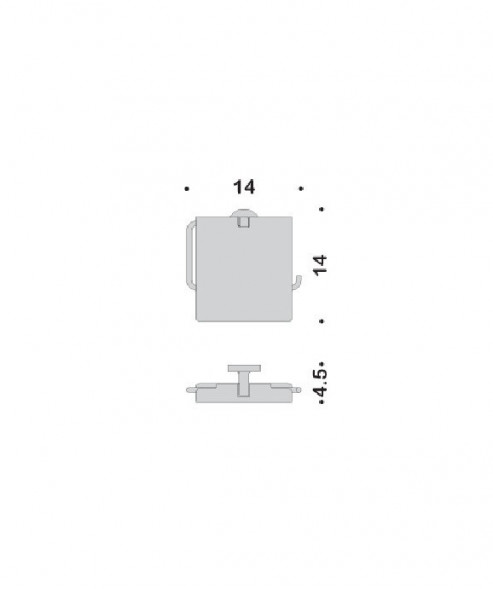 Держатель туалетной бумаги COLOMBO DESIGN NORDIC B5291 с крышкой