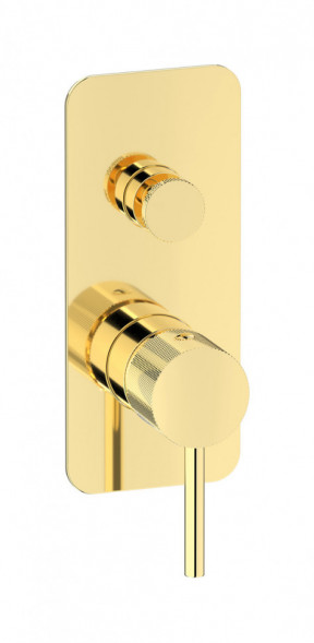 Внешняя часть встраиваемого смесителя для душа на 2 потребителя IBRUBINETTI INDUSTRIA ID310