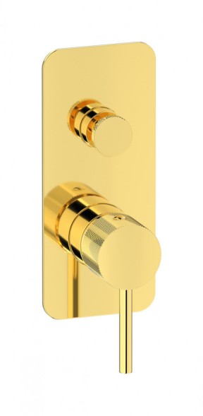 Внешняя часть встраиваемого смесителя для душа на 2 потребителя IBRUBINETTI INDUSTRIA ID310