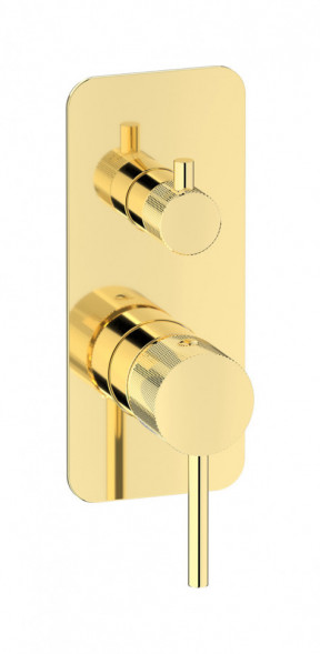 Внешняя часть встраиваемого смесителя для душа на 3 потребителя  IBRUBINETTI INDUSTRIA ID312