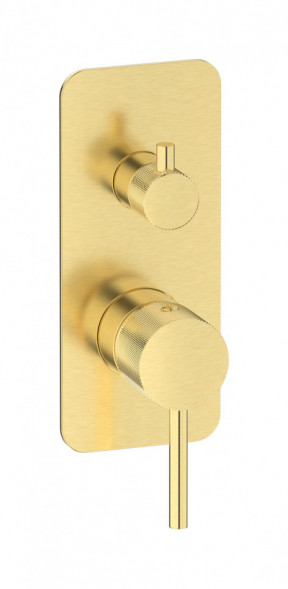 Внешняя часть встраиваемого смесителя для душа на 3 потребителя  IBRUBINETTI INDUSTRIA ID312