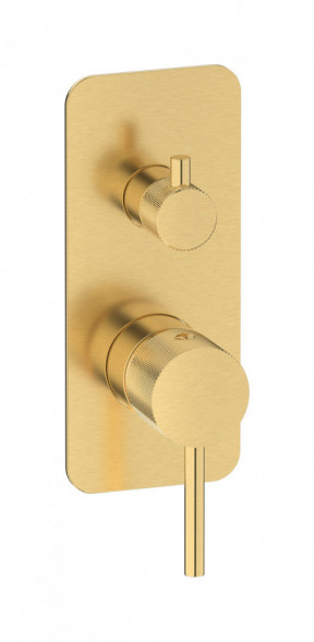 Внешняя часть встраиваемого смесителя для душа на 3 потребителя  IBRUBINETTI INDUSTRIA ID312