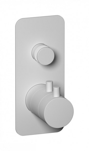 Внешняя часть термостата для душа с двухходовым дивертером IBRUBINETTI INDUSTRIA ID 610