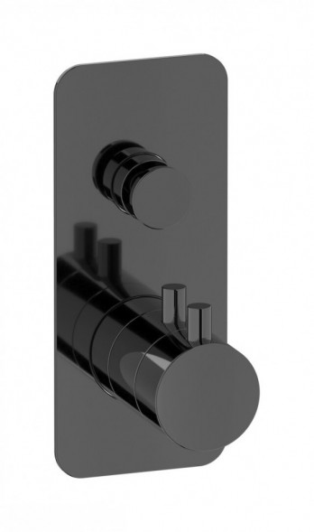 Внешняя часть термостата для душа с двухходовым дивертером IBRUBINETTI INDUSTRIA ID 610
