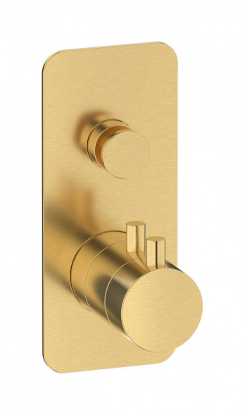 Внешняя часть термостата для душа с двухходовым дивертером IBRUBINETTI INDUSTRIA ID 610