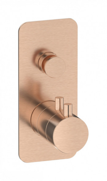 Внешняя часть термостата для душа с двухходовым дивертером IBRUBINETTI INDUSTRIA ID 610