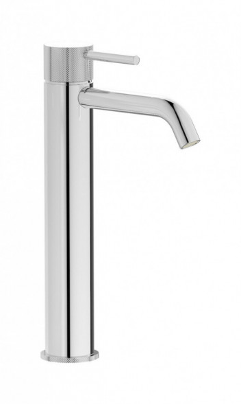 Высокий смеситель для раковины на 1 отверстие с донным клапаном  IBRUBINETTI INDUSTRIA ID202