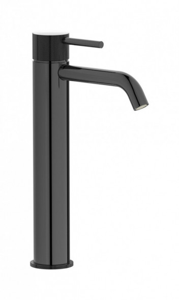 Высокий смеситель для раковины на 1 отверстие с донным клапаном  IBRUBINETTI INDUSTRIA ID202