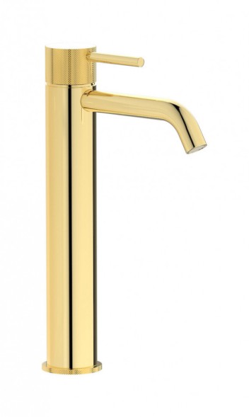 Высокий смеситель для раковины на 1 отверстие с донным клапаном  IBRUBINETTI INDUSTRIA ID202