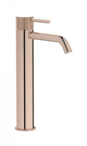 Высокий смеситель для раковины на 1 отверстие с донным клапаном  IBRUBINETTI INDUSTRIA ID202