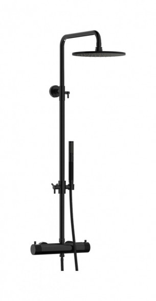 Душевая колонна с термостатом в комплекте с душевым гарнитуром IBRUBINETTI INDUSTRIA ID800