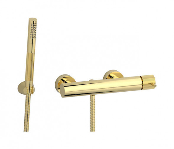Настенный смеситель для душа в комплекте с душевым гарнитуром IBRUBINETTI INDUSTRIA ID350