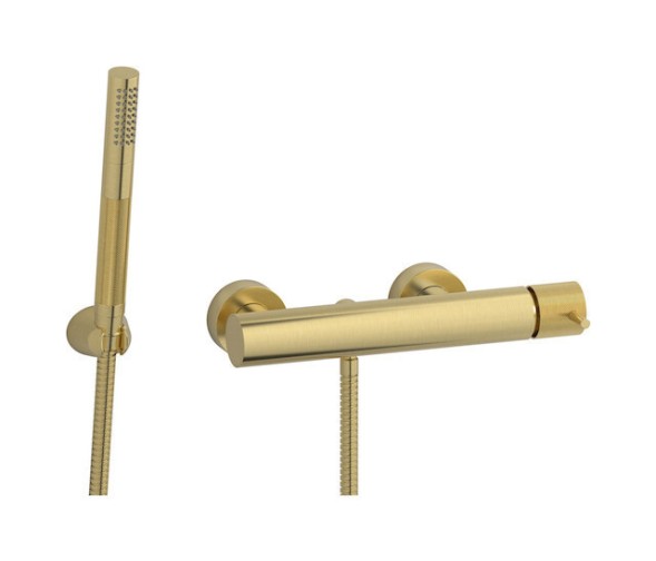 Настенный смеситель для душа в комплекте с душевым гарнитуром IBRUBINETTI INDUSTRIA ID350